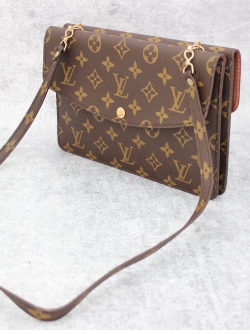 Louis Vuitton vintage pochette double Rabat clutch/ shoulder bag